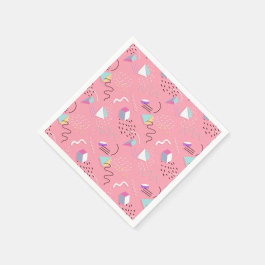 Geometrie en vierkant servet (Hoek)