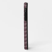 Geometrie etnische patchwork bruin bordeauxrood Case-Mate iPhone case (Achterkant/links)