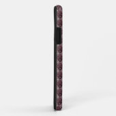 Geometrie etnische patchwork bruin bordeauxrood Case-Mate iPhone case (Achterkant/rechts)