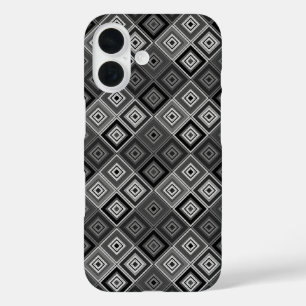 Geometrie etnische patchwork  iPhone 16 hoesje