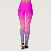 Geometrie - fluorescentie leggings (Achterkant)