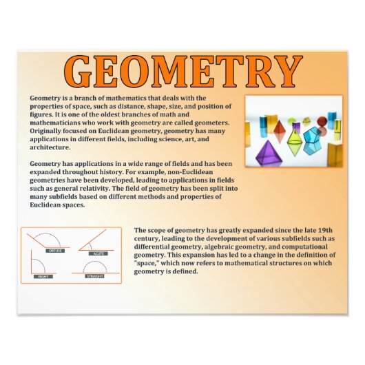 Geometrie Foto Afdruk (Voorkant)
