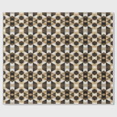 Geometrie herhalen: gestructureerd achtergrondontw cadeaupapier (Vlak)