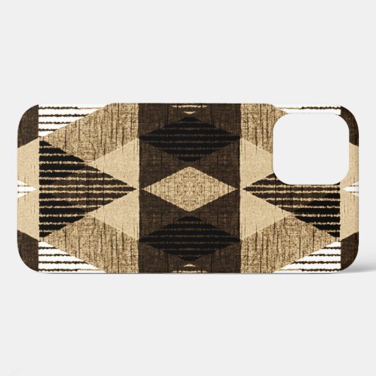 Geometrie herhalen: gestructureerd achtergrondontw Case-Mate iPhone case (Achterkant (horizontaal))