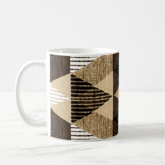 Geometrie herhalen: gestructureerd achtergrondontw koffiemok