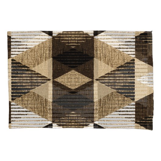 Geometrie herhalen: gestructureerd achtergrondontw kussensloop (Voorkant)