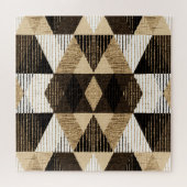 Geometrie herhalen: gestructureerd achtergrondontw legpuzzel (Horizontaal)