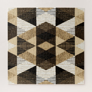 Geometrie herhalen: gestructureerd achtergrondontw legpuzzel