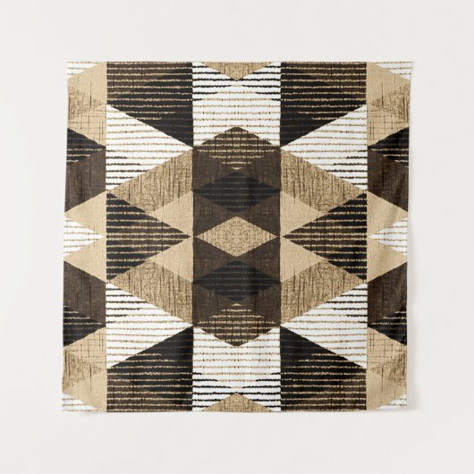 Geometrie herhalen: gestructureerd achtergrondontw wandkleed (Voorkant)