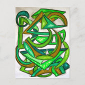 Geometrie Homework - Abstract kunstwerk Briefkaart (Voorkant)