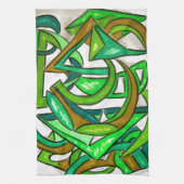 Geometrie Homework - Abstracte kunst Theedoek (Verticaal)