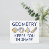 Geometrie houdt je in vorm briefkaart (Staand voorkant)