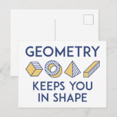 Geometrie houdt je in vorm briefkaart (Voorkant / Achterkant)