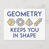 Geometrie houdt je in vorm briefkaart (Voorkant)