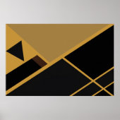 Geometrie in aardetinten poster (Voorkant)