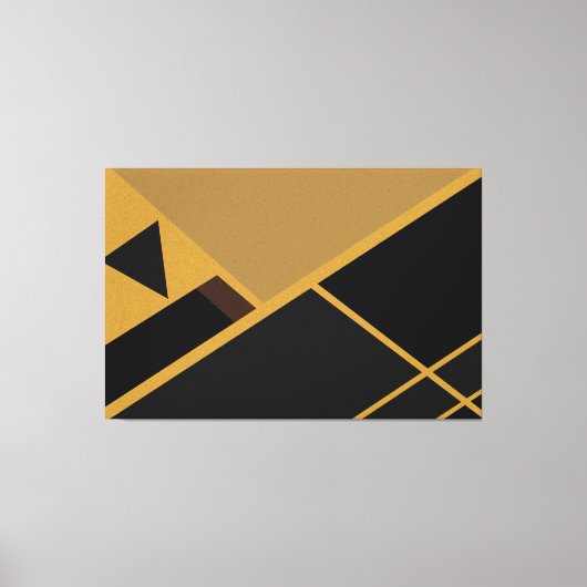Geometrie in Earth Tones Canvas (Voorkant)