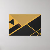 Geometrie in Earth Tones Canvas Afdruk (Voorkant)