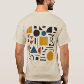 Geometrie in Feeststemming T-shirt (Achterkant)