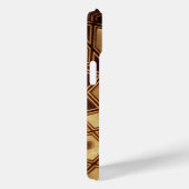 Geometrie in hout Case-Mate iPhone case (Achterkant / Rechts)