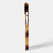 Geometrie in hout Case-Mate iPhone case (Achterkant / Links)