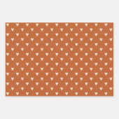Geometrie in Love - crème op red ochre - patroon. Inpakpapier Vel (Voorkant 3)