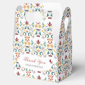  geometrie ingewikkelde klassieke motief bruiloft bedankdoosjes (Geopend)