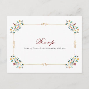 geometrie ingewikkelde klassieke motief bruiloft briefkaart