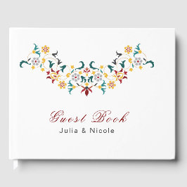 geometrie ingewikkelde klassieke motief bruiloft gastenboek