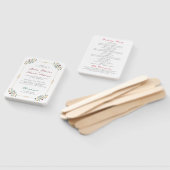  geometrie ingewikkelde klassieke motief bruiloft handwaaier (Niet-gemonteerd)