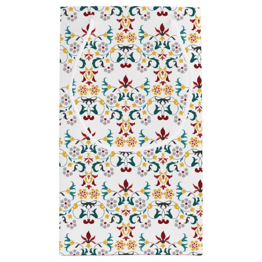  geometrie ingewikkelde klassieke motief bruiloft klein cadeauzakje (Achterkant)