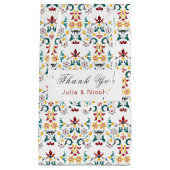  geometrie ingewikkelde klassieke motief bruiloft klein cadeauzakje (Voorkant)