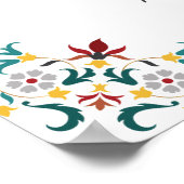 geometrie ingewikkelde klassieke motief bruiloft poster (Hoek)