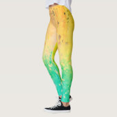 Geometrie - limoen met citroen leggings (Links)