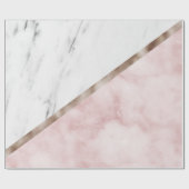 Geometrie marmerwolken cadeaupapier (Vlak)