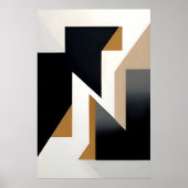 Geometrie met Verbinding Poster (Voorkant)