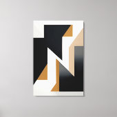 Geometrie met Verbindingen Canvas Afdruk (Voorkant)