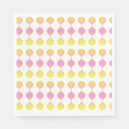 geometrie met zomerthema servet