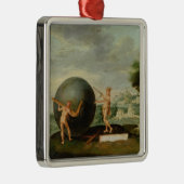 Geometrie Metalen Ornament (Rechts)
