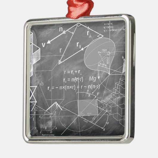 geometrie metalen ornament (Links)