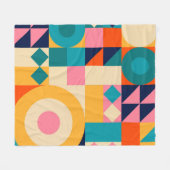 Geometrie minimalistisch: illustratie Poster Fleece Deken (Voorkant (Horizontaal))