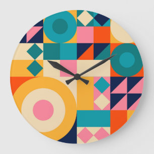 Geometrie minimalistisch: illustratie Poster Grote Klok