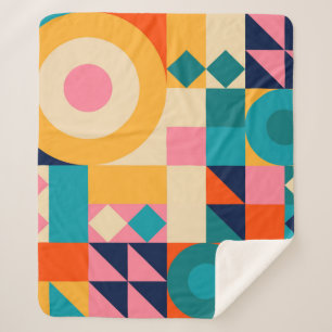 Geometrie minimalistisch:  illustratie Poster Sherpa Deken