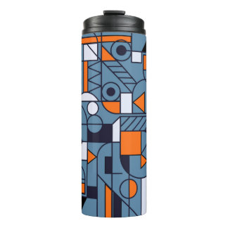 Geometrie minimalistisch kunstwerk retro poster me thermosbeker