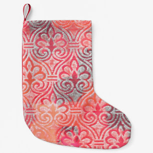 Geometrie modern herhalingspatroon met texturesabs kleine kerstsok