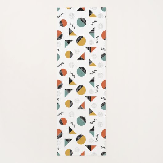 geometrie moderne vormen yogamat (Achterkant)