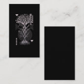Geometrie Natuur boomstructuur Visitekaartje (Voorkant / Achterkant)