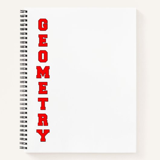 Geometrie Notitieboek (Voorkant)