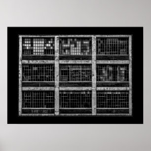 Geometrie nr. 15 met grens poster