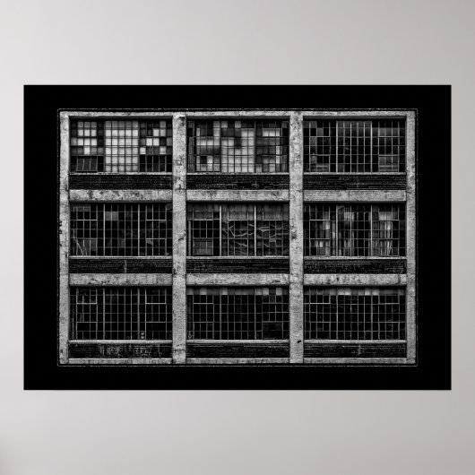 Geometrie nr. 15 met grens poster (Voorkant)