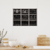 Geometrie Nr 15 Poster (Keuken)